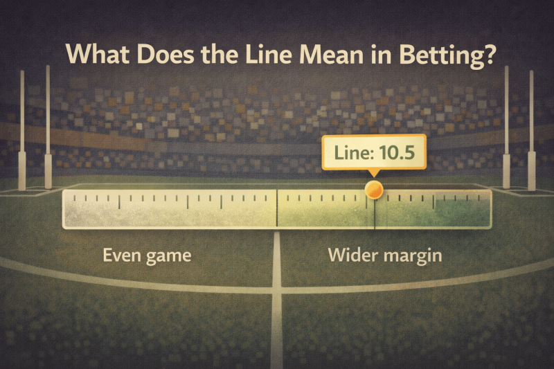 What does line betting mean